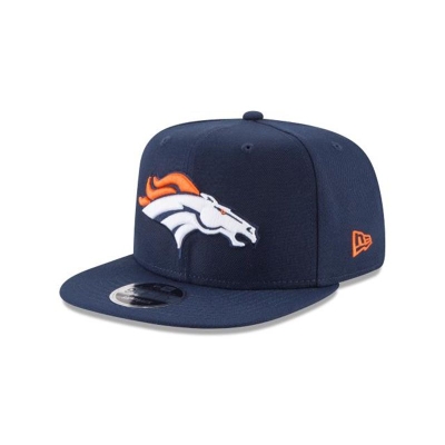 Blue Denver Broncos Hat - New Era NFL High Crown 9FIFTY Snapback Caps USA3650712